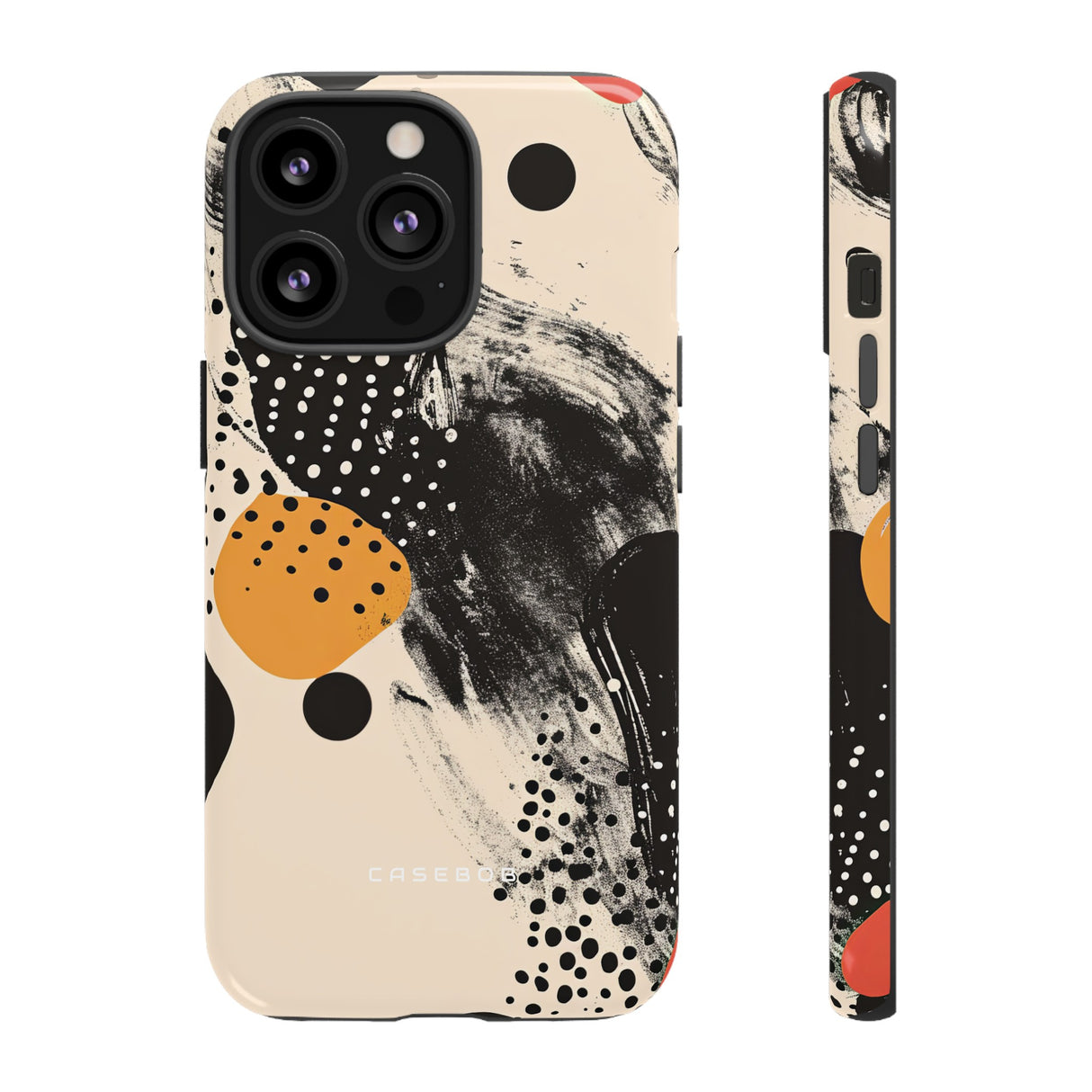 Black Dot Elegance - Schutzhülle fürs Telefon