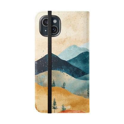 Blue Ridge Moon - iPhone 15 Plus Case - Wallet
