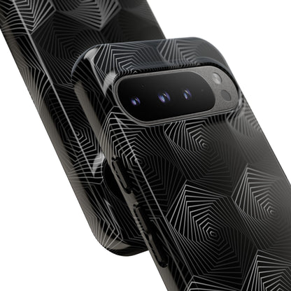 Geometric Spiral Illusion - Google Pixel Case