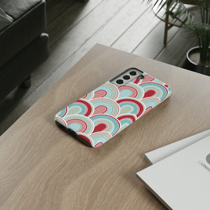 Light Blue Retro - Protective Phone Case