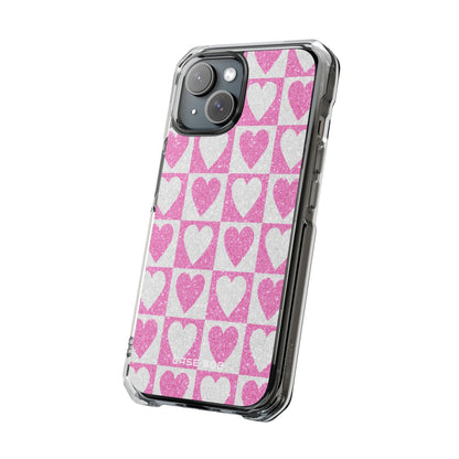 Glitter Hearts iPhone 15 Case - Impact