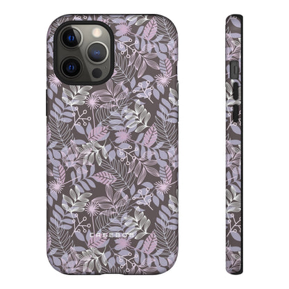 Dark Purple Leaf - Protective Phone Case