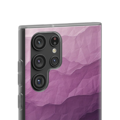 Purple Wave Layers Samsung S22 Ultra Case - Soft