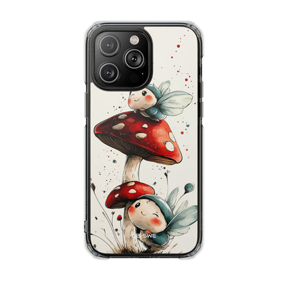 Mushrooms Entertain Fairies iPhone Case - Impact