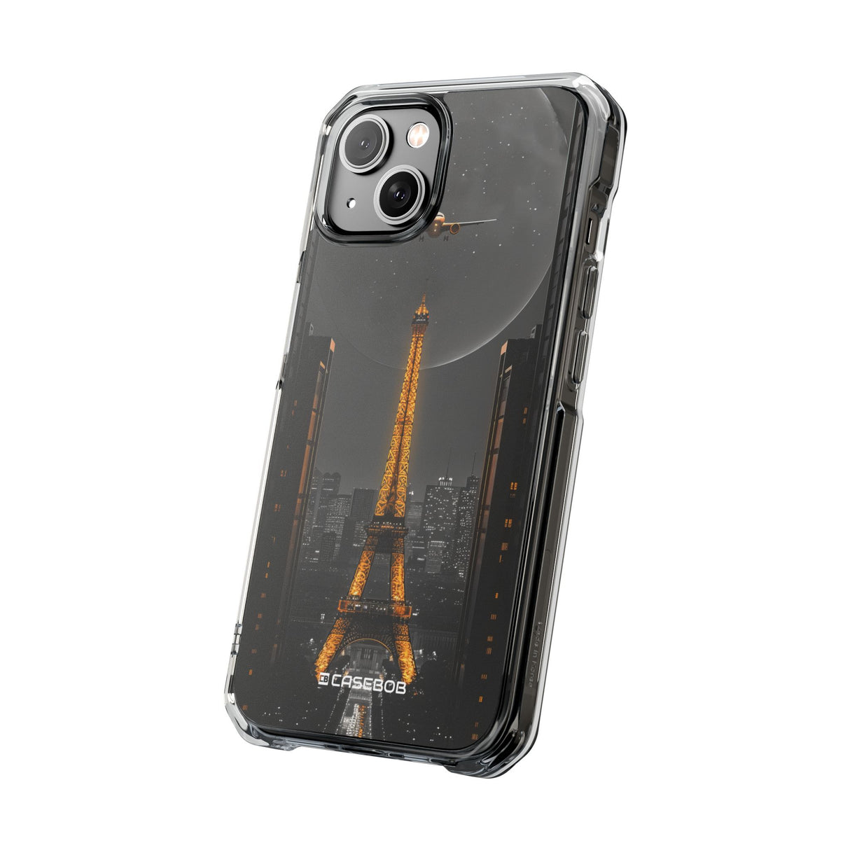 Futurist Paris – Handyhülle für iPhone (Clear Impact – Magnetisch) 