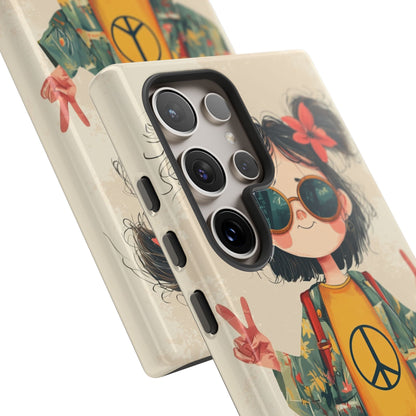 Peace Pigtails Samsung S24 Ultra Case - Tough