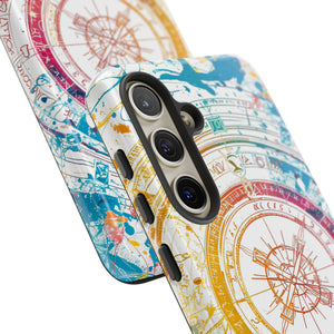 Astrological Wheel Wonders - Protective Phone Case