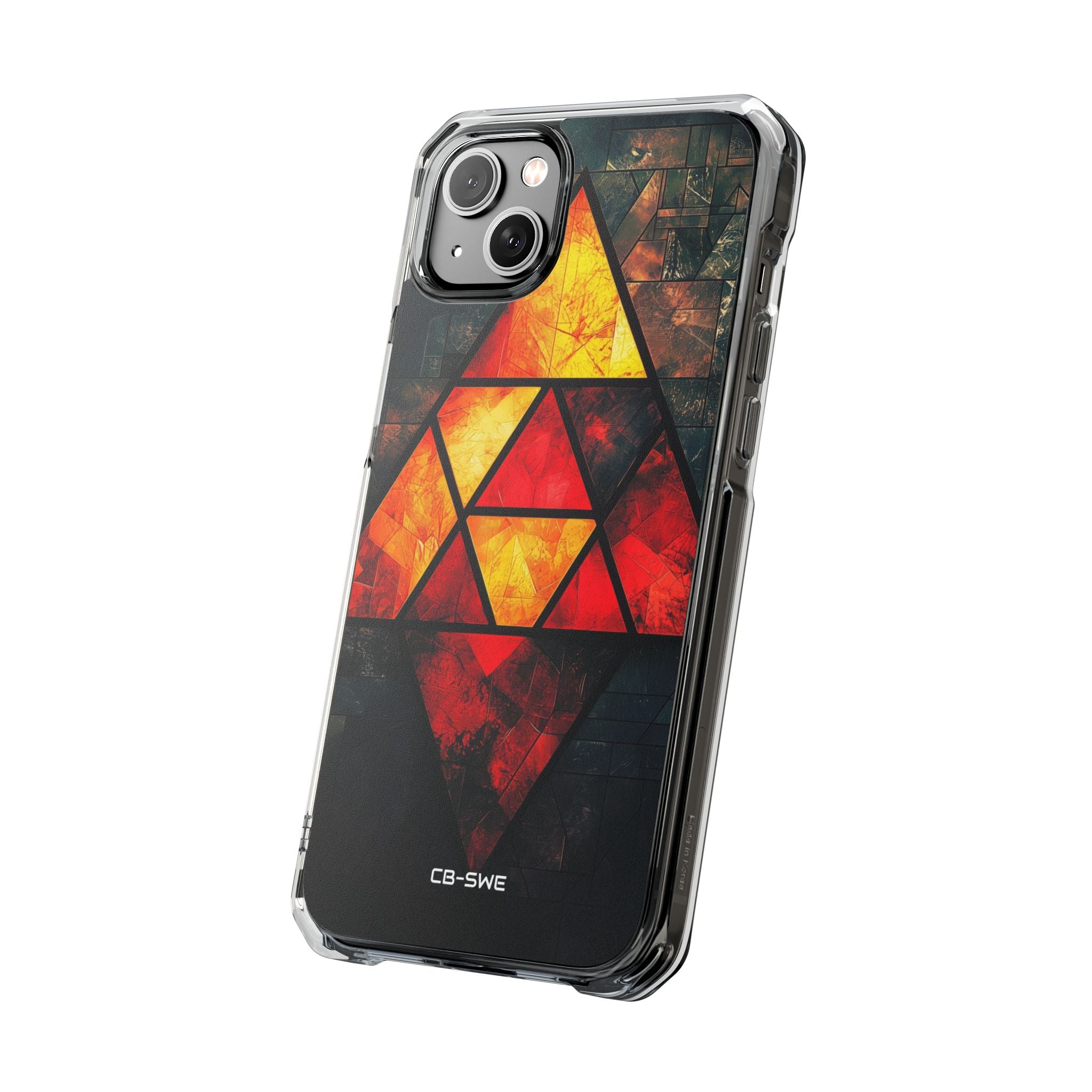 Triangles Illuminate Warmth iPhone Case - Impact