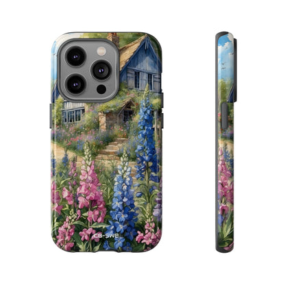 Cottage Surrounded Blossoms - iPhone Case