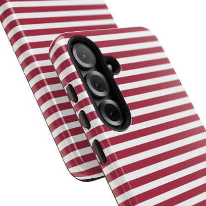 Crimson Stripes Flow - Samsung Case