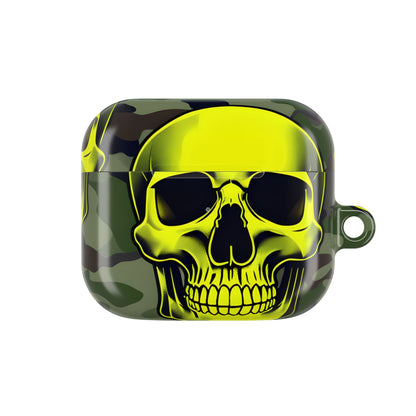 Neon Skull Camo - AirPods Case