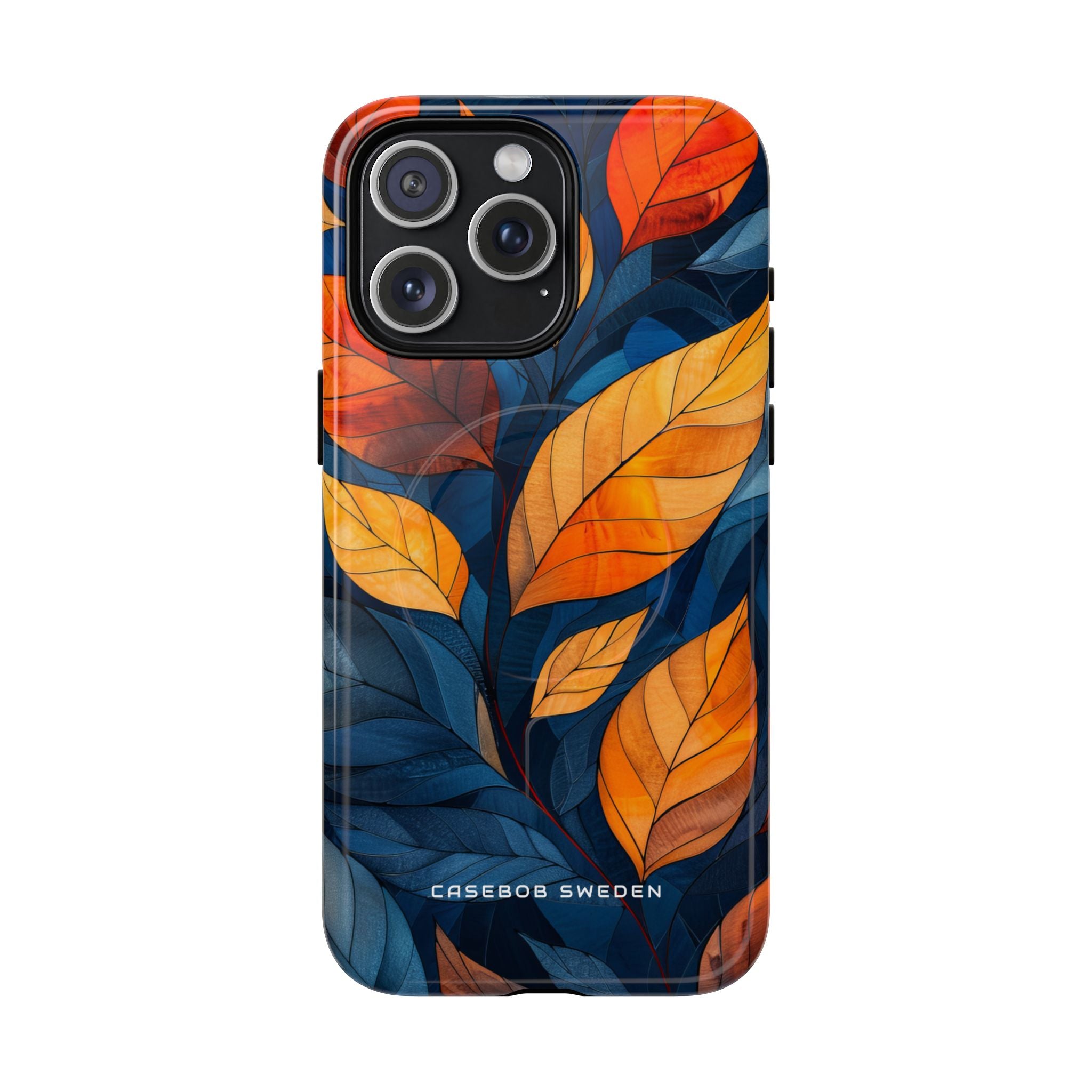 Stained Glass Blossoms iPhone 15 | Tough+ Phone Case