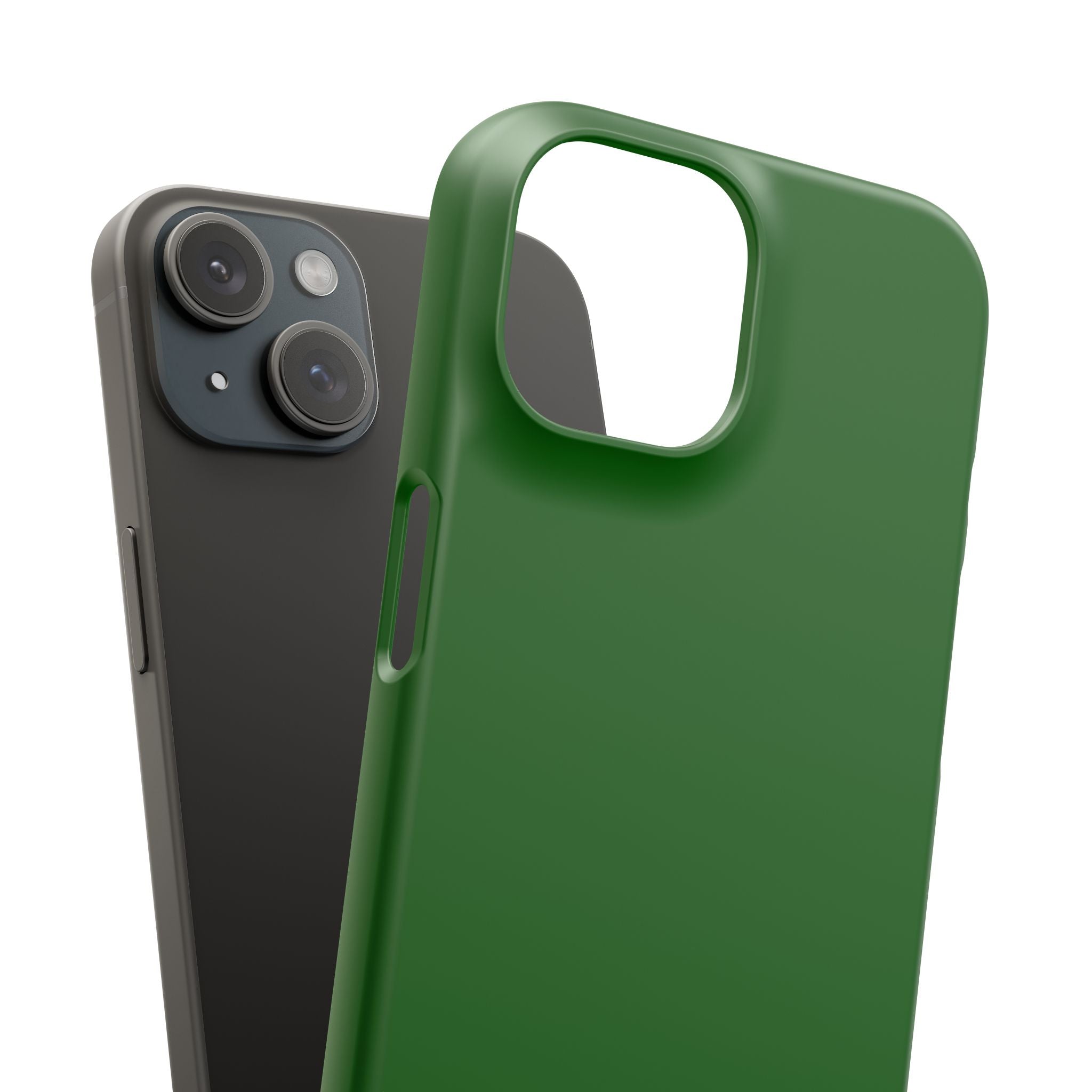 Dark Green iPhone 15 - Slim Phone Case