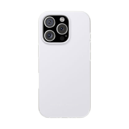 Ghost White iPhone 16 - Flexi Phone Case