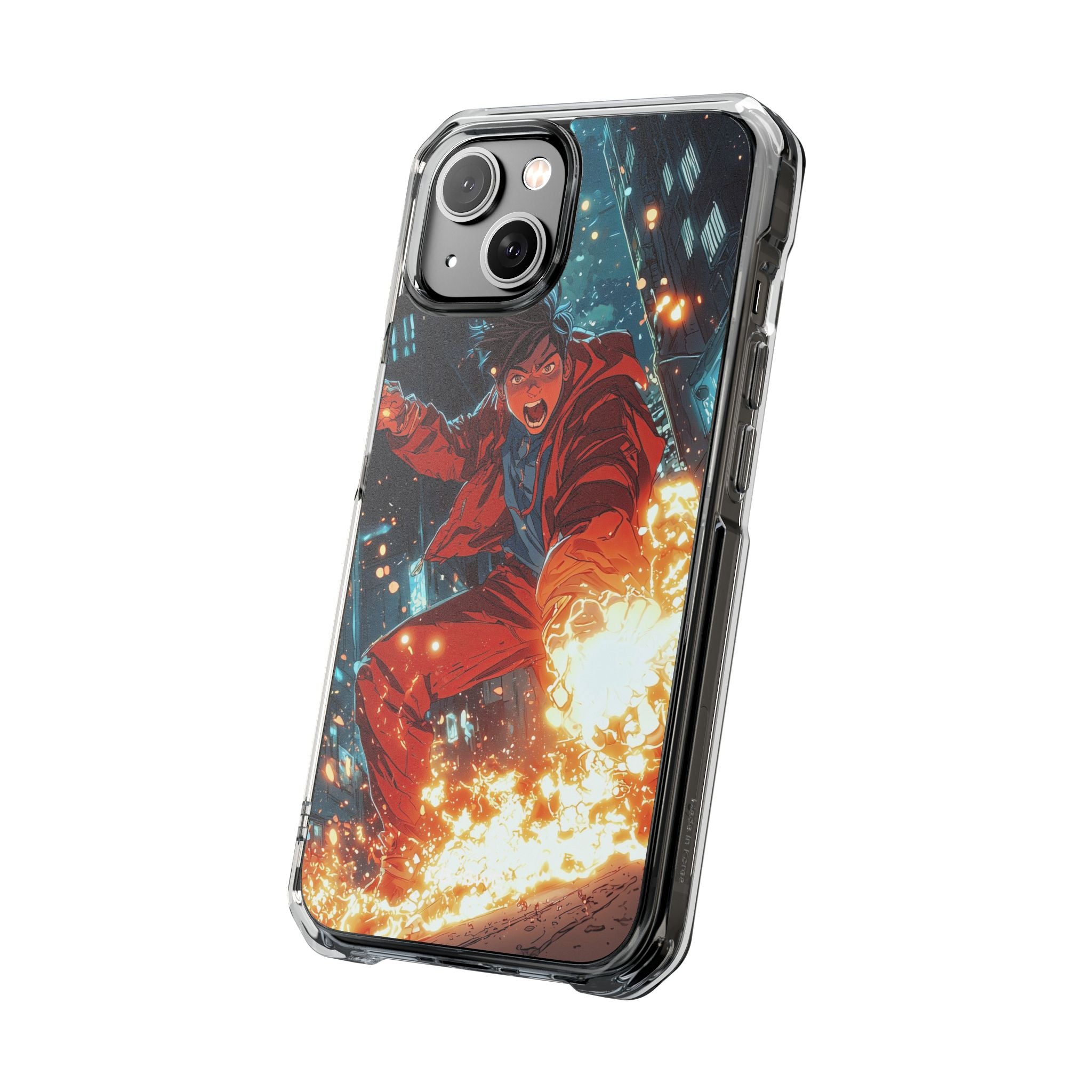 Flames Ignite Action iPhone Case - Impact