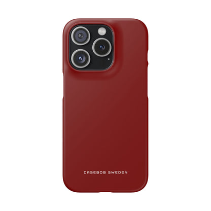 Maroon iPhone 15 - Slim Phone Case