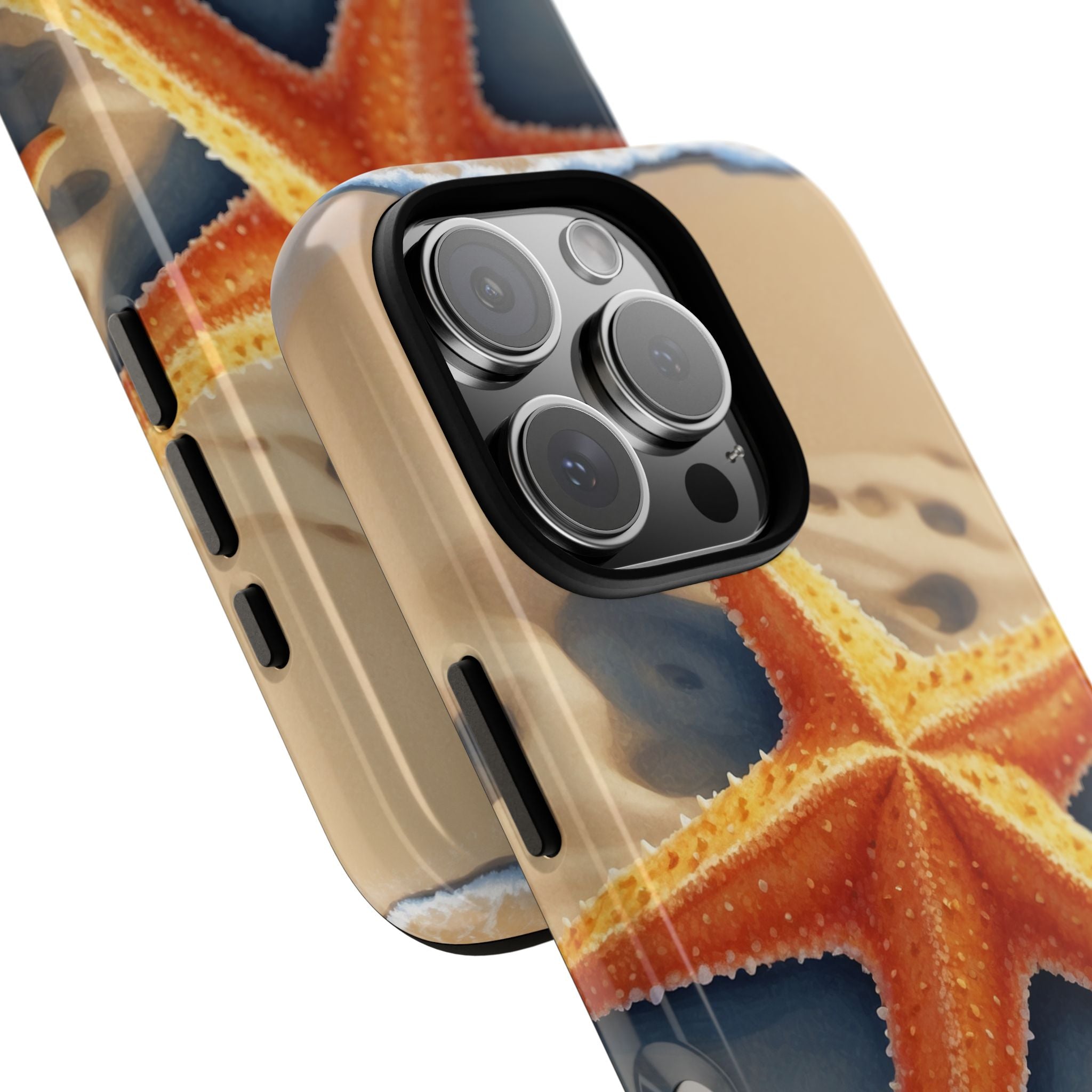 Starfish Rests On Sand - iPhone Case
