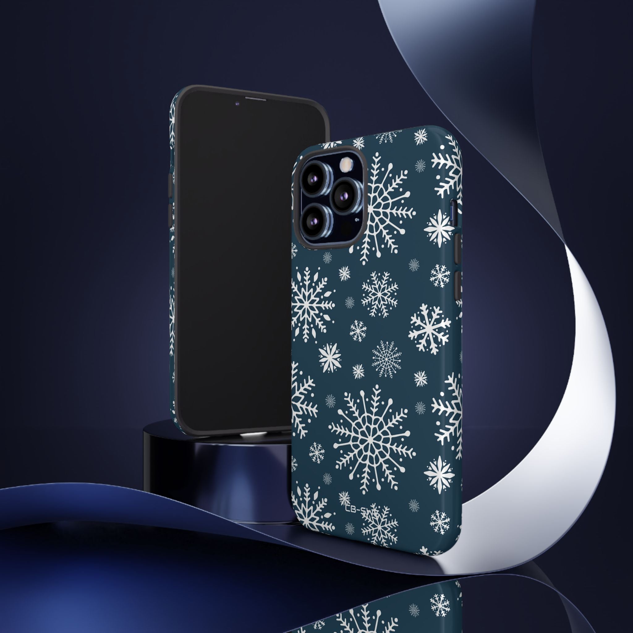 Snowflakes Dance Gracefully - iPhone Case