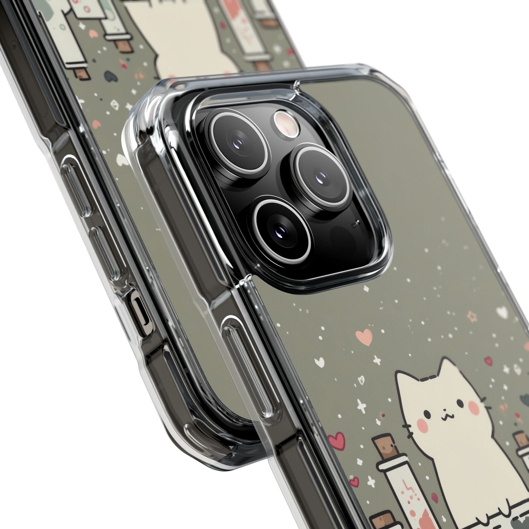 Cat Explores Potions iPhone Case - Impact