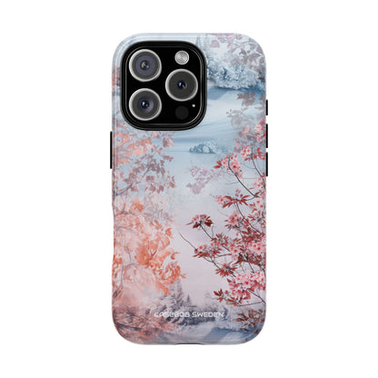 Floral Serenity Case - Tough iPhone 16 Phone Case