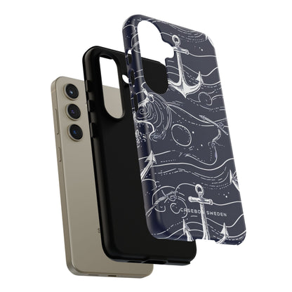 Gradient Anchorflow Waves Samsung S24 - Tough Phone Case