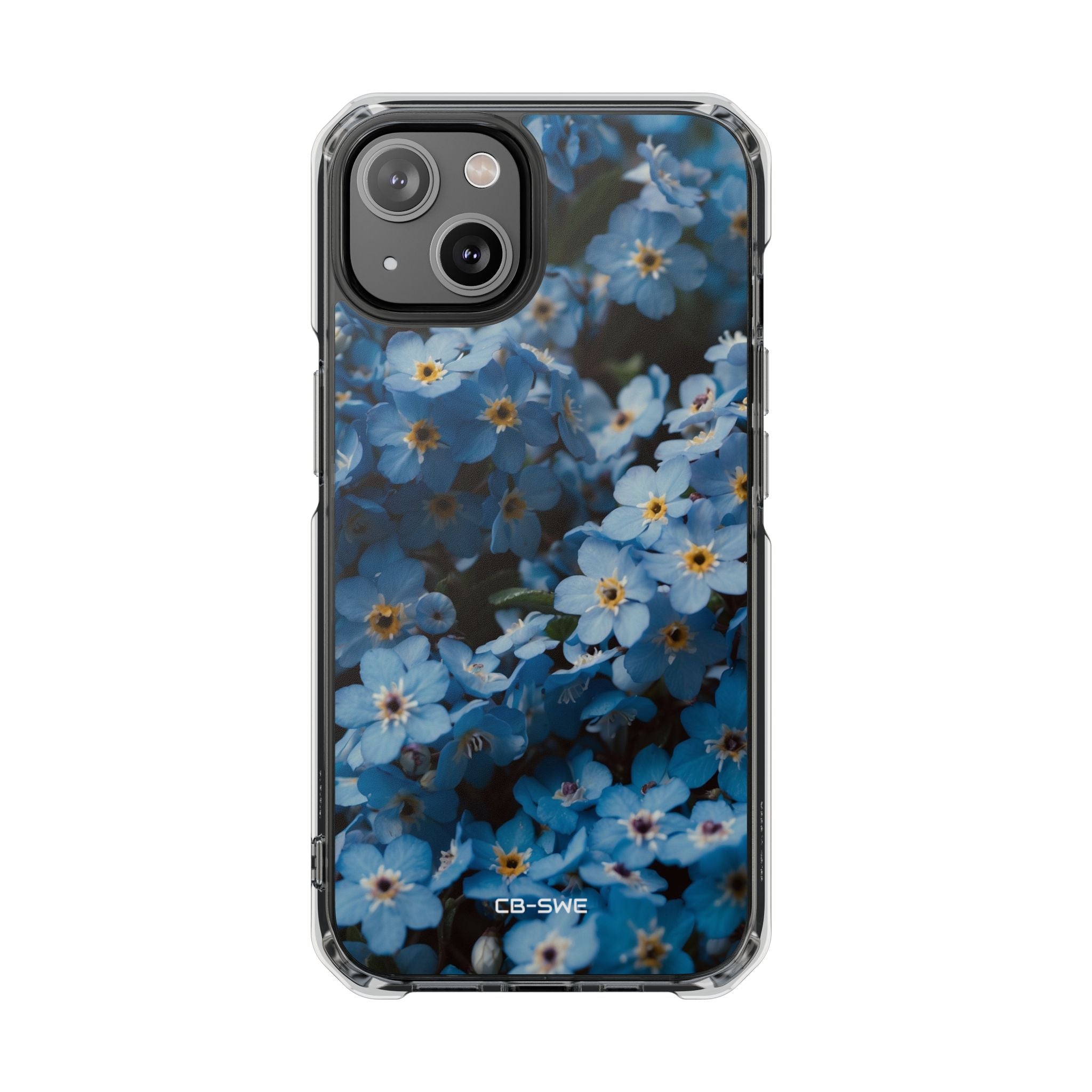 Blue Blooms Embrace iPhone Case - Impact