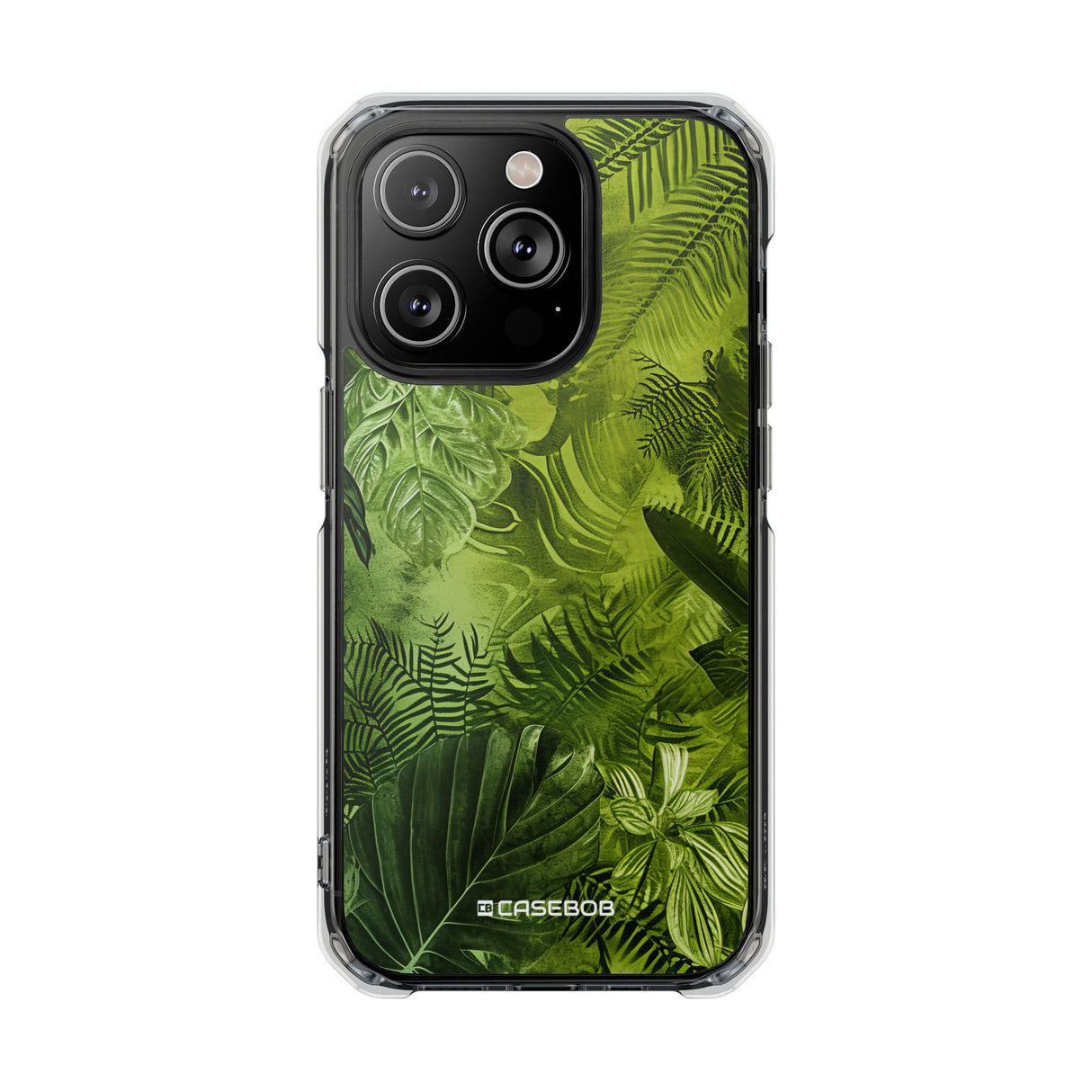 Pantone Greene Design | Handyhülle für iPhone (Clear Impact Case – magnetisch)