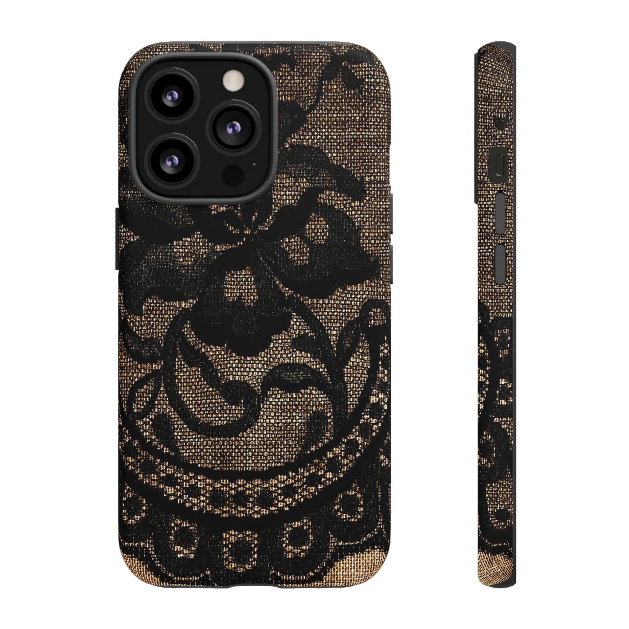 Broomrose Gothic Flower - Protective Phone Case