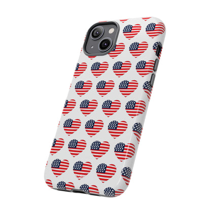 Hearts Embrace Freedom - iPhone Case