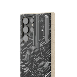 Cyber Circuitry Art | Biodegradable Phone Case