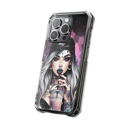 Silver Sip Nebula iPhone 15 Pro Case - Impact