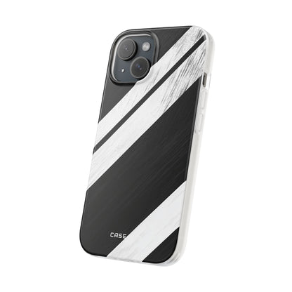 Distressed Stripe Motion iPhone 15 Case - Soft