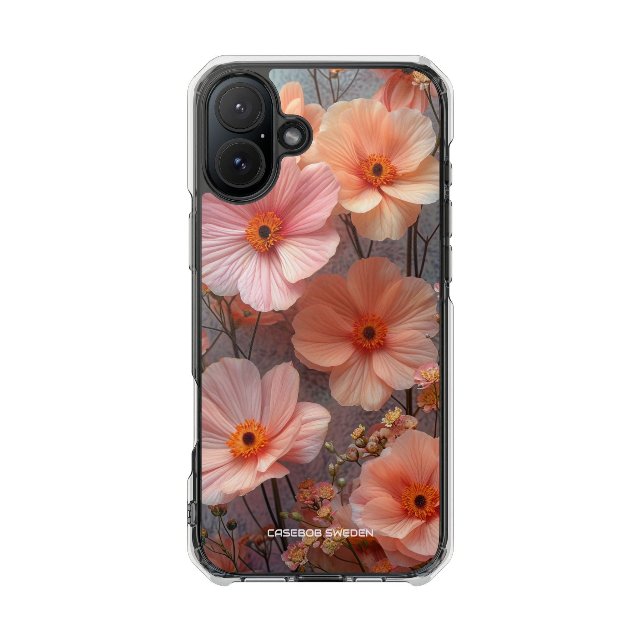 Serene Botanical Blooms - Clear Impact iPhone 16 Phone Case