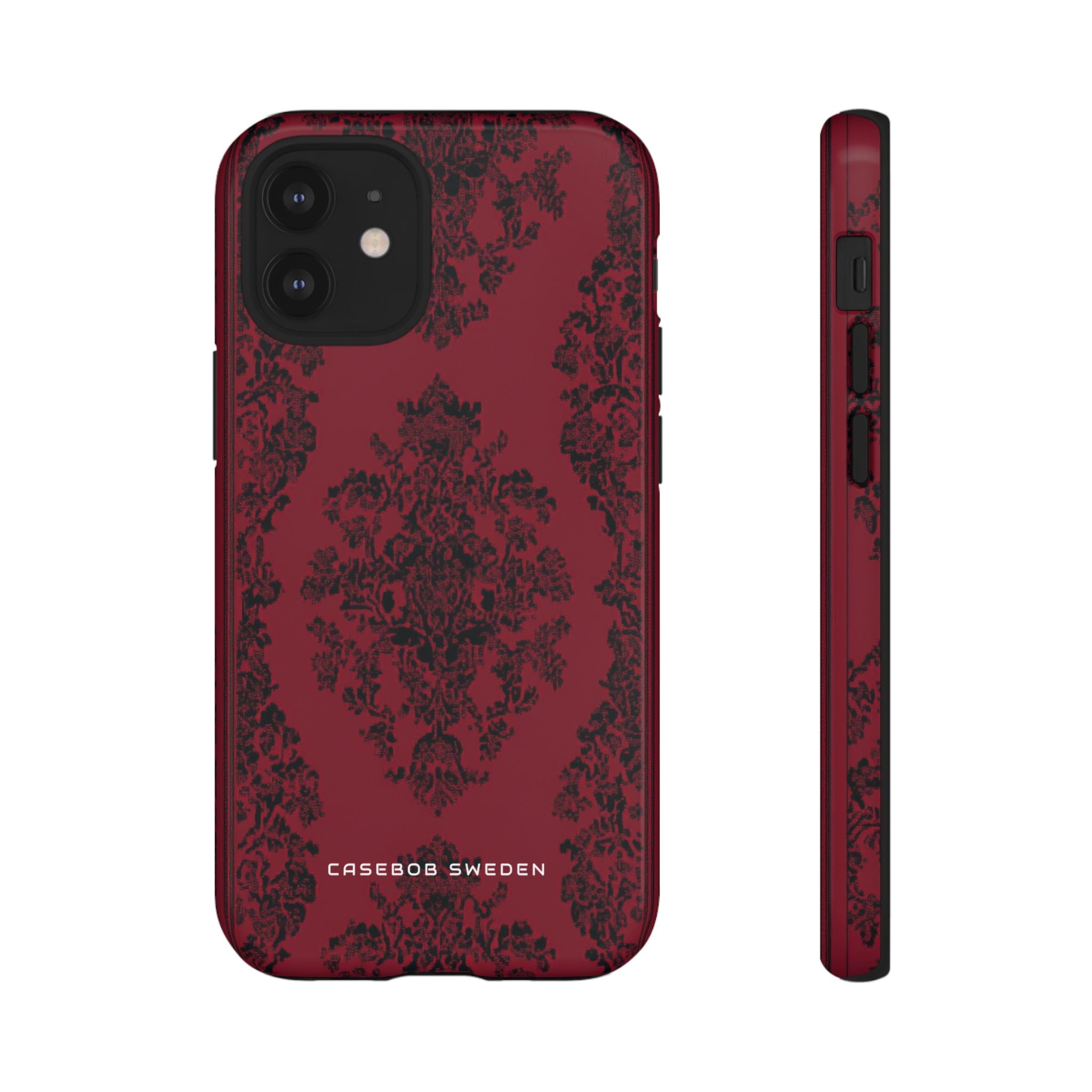 Gothic Crimson Elegance iPhone 12 - Robuste Handyhülle