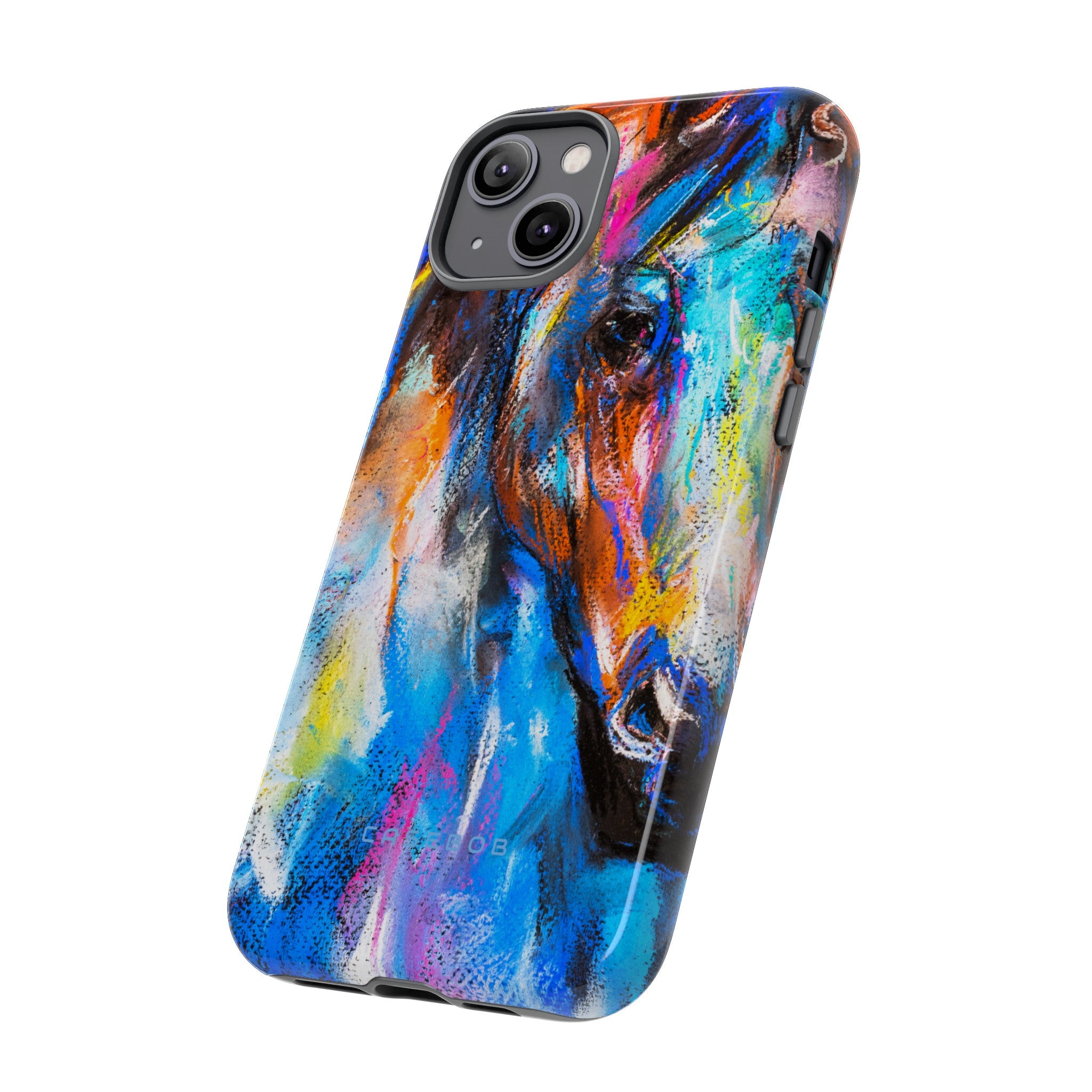 Original Pastel Horse - Protective Phone Case