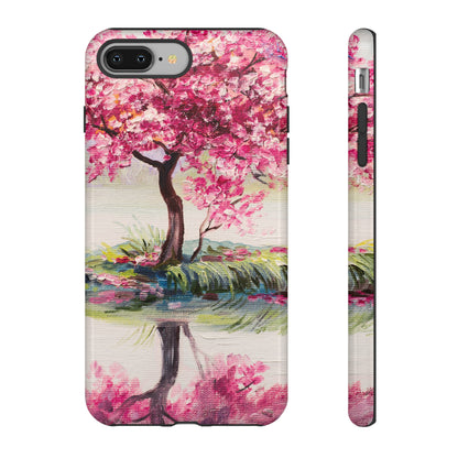 Oil painting - Oriental Cherry Tree - Protective Phone Case