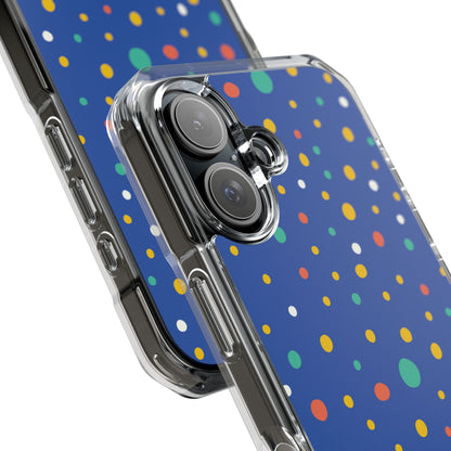 Colorful Dots Dance iPhone Case - Impact