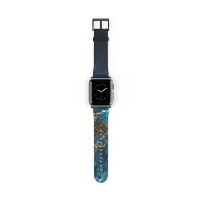 Golden Fracture Teal - Watch Band