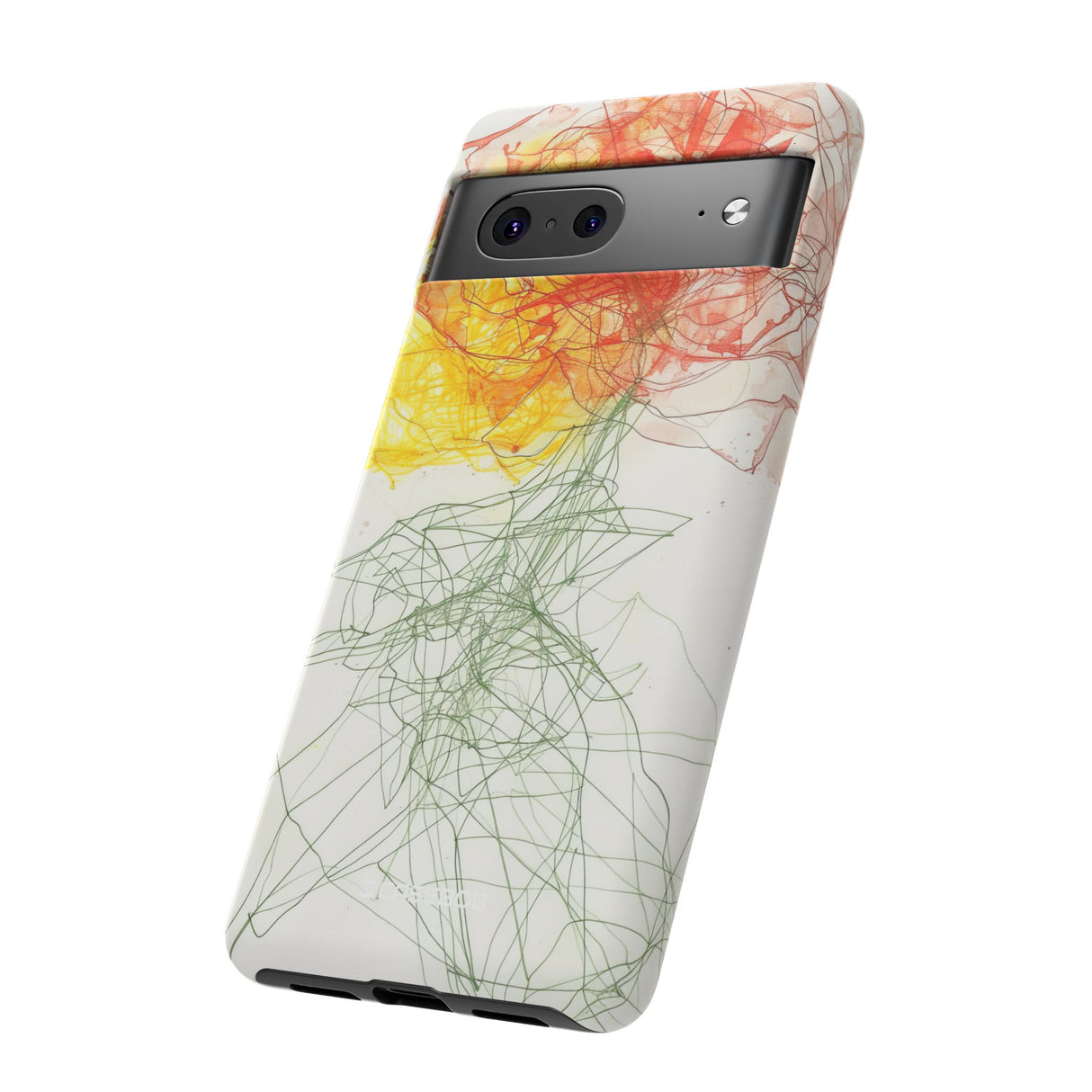 Fiery Blossom | Protective Phone Case for Google Pixel