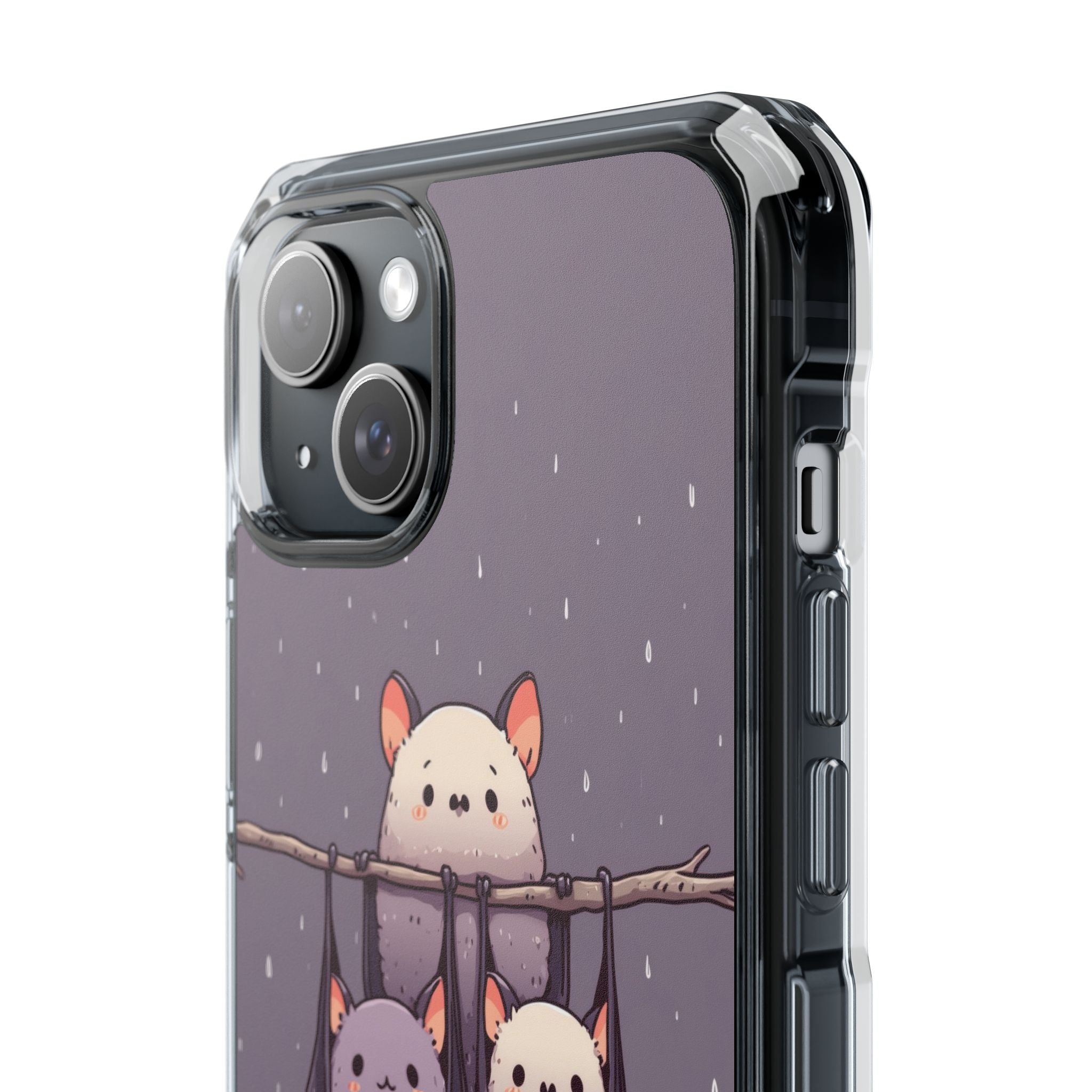 Bats Hang Playfully iPhone Case - Impact
