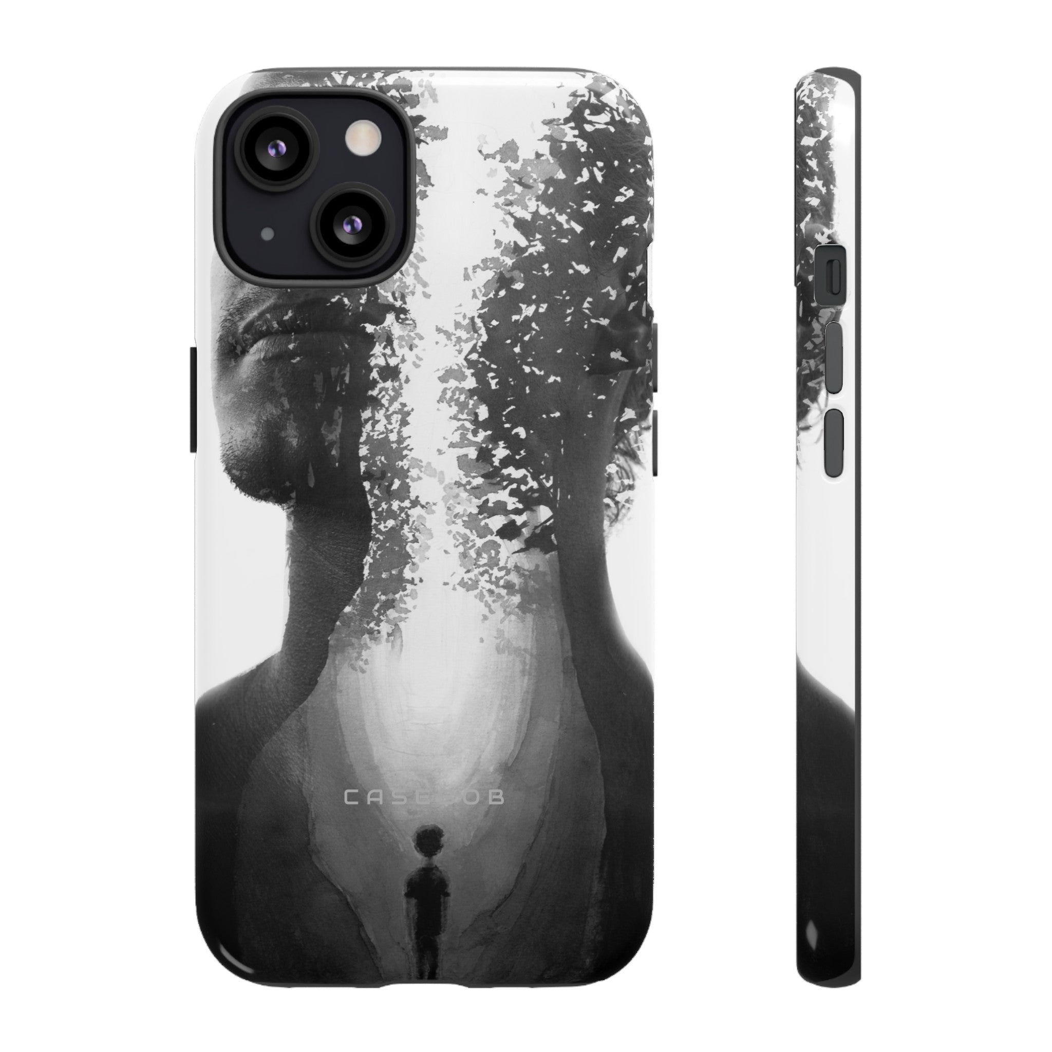 Line Art Love - Protective Phone Case