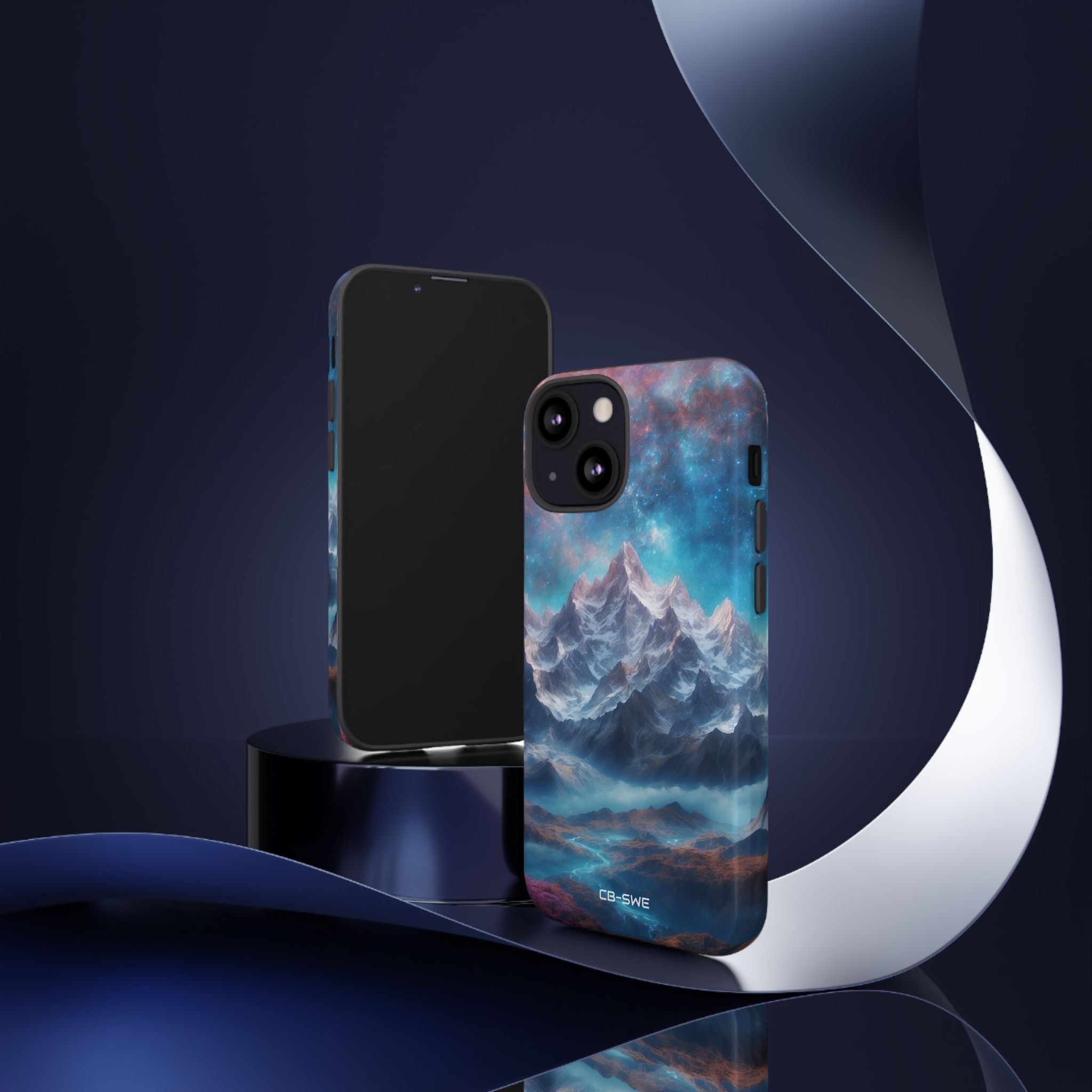 Celestial Mountains Rise - iPhone Case