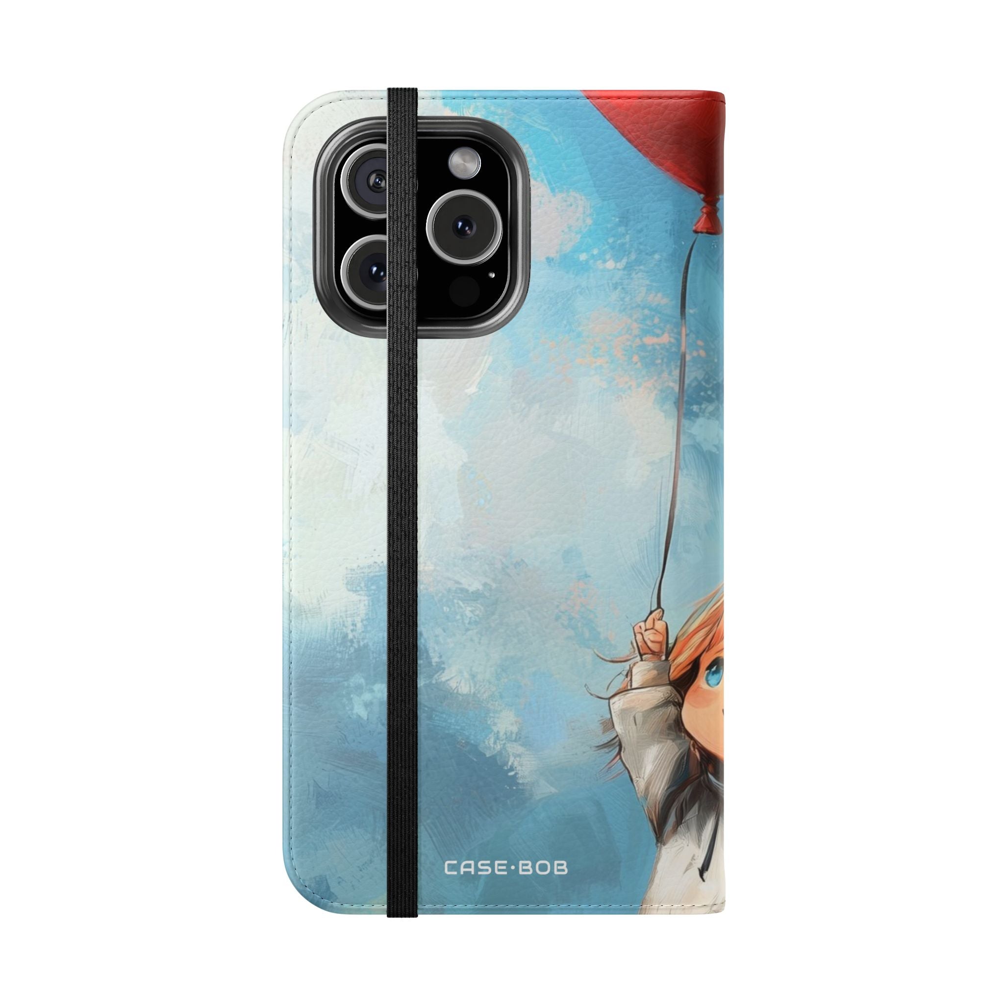 Heart Balloon Glow - iPhone 16 Max Case - Wallet