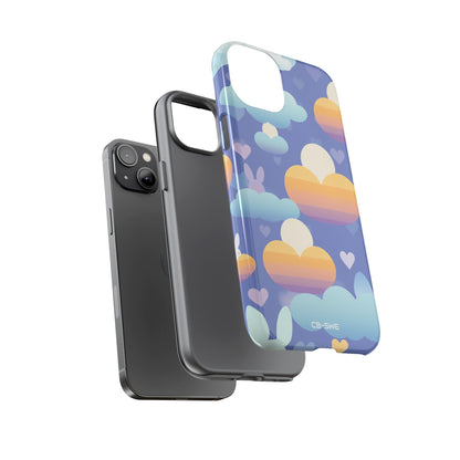 Bunnies Dance Among Clouds - iPhone Case
