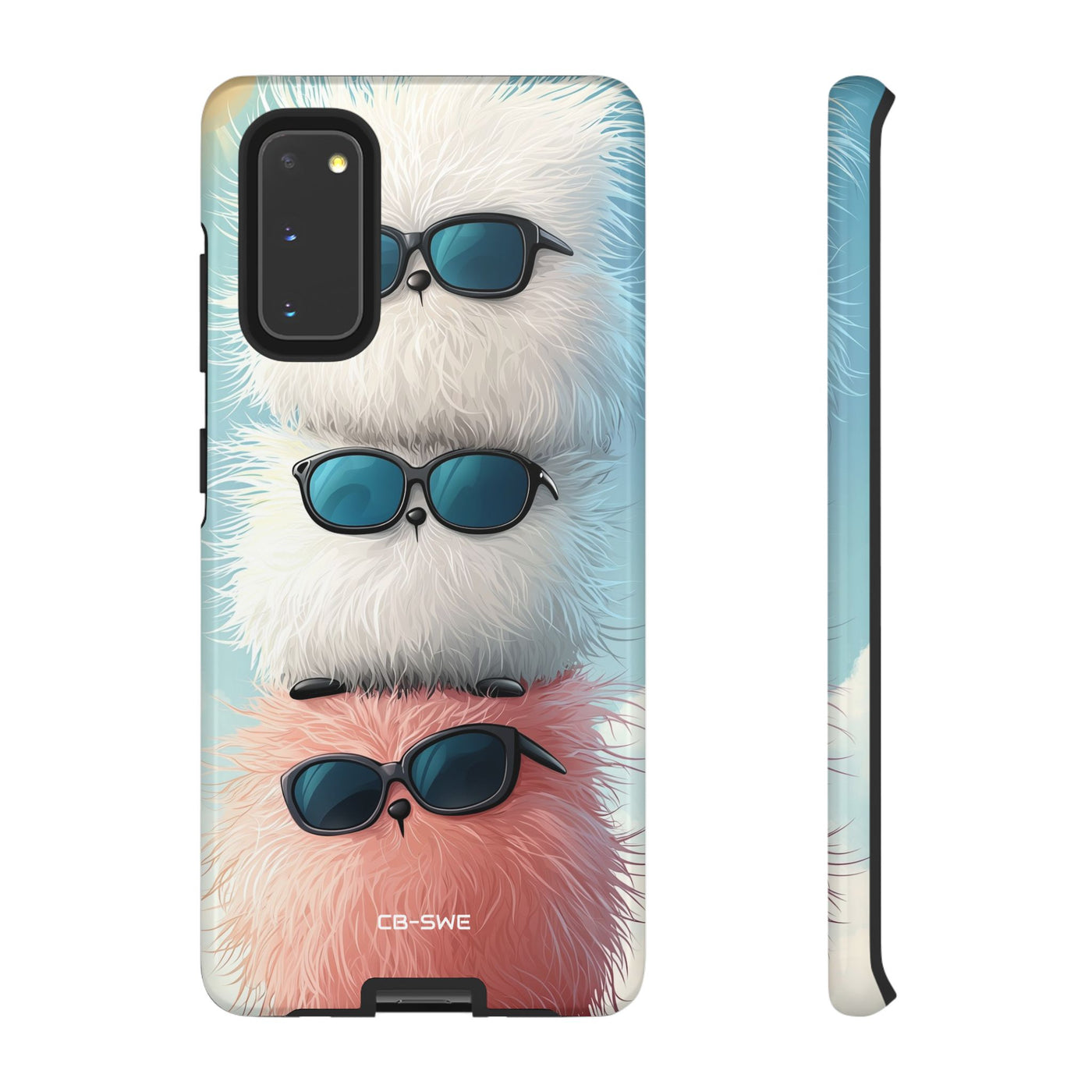 Fluffy Creatures Stack - Samsung Case