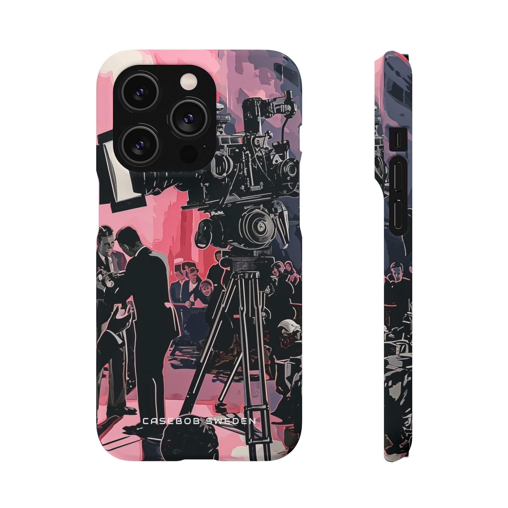 Retro Cinematic Spotlight iPhone 14 - Slim Phone Case