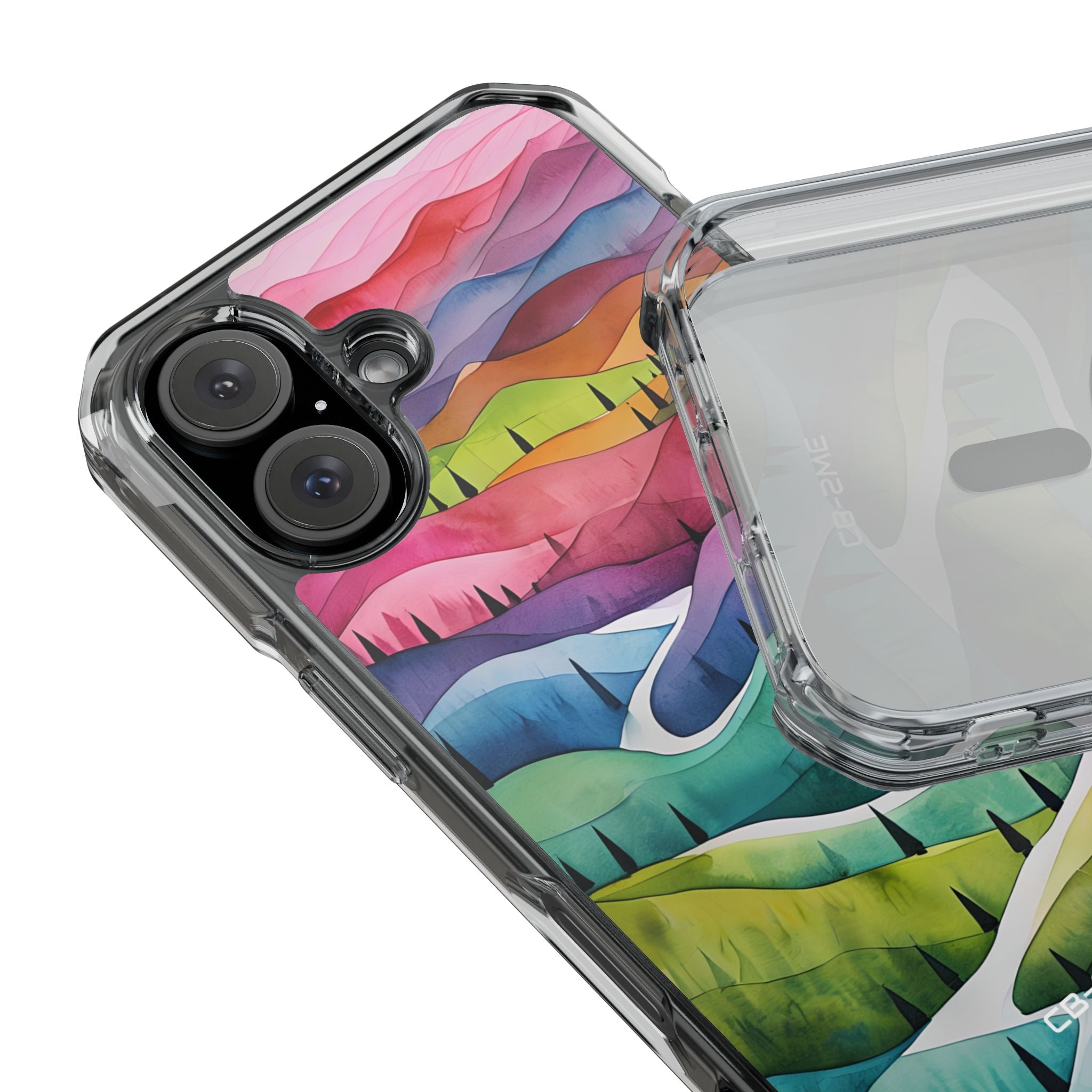 Whimsical Colorful Valleys iPhone Case - Impact