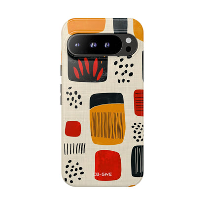 Vibrant Shapes Dance - Google Pixel Case