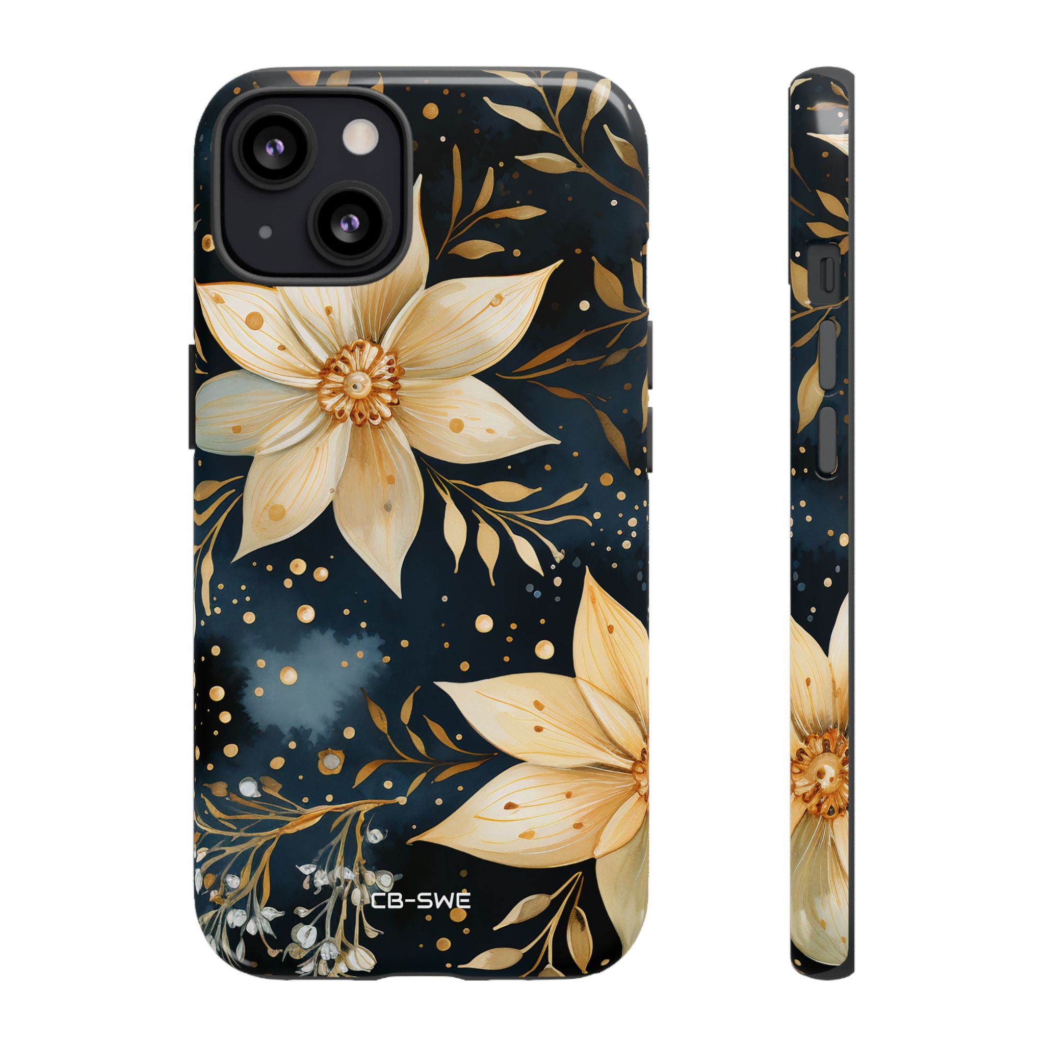 Floral Elegance Flourishes - iPhone Case