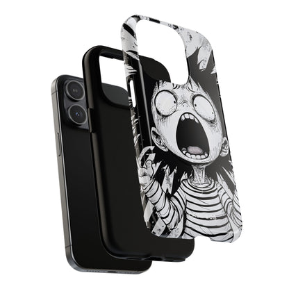 Screaming Stripes iPhone 15 Pro Case - Tough+